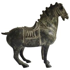 Antique Han Bronze Horse