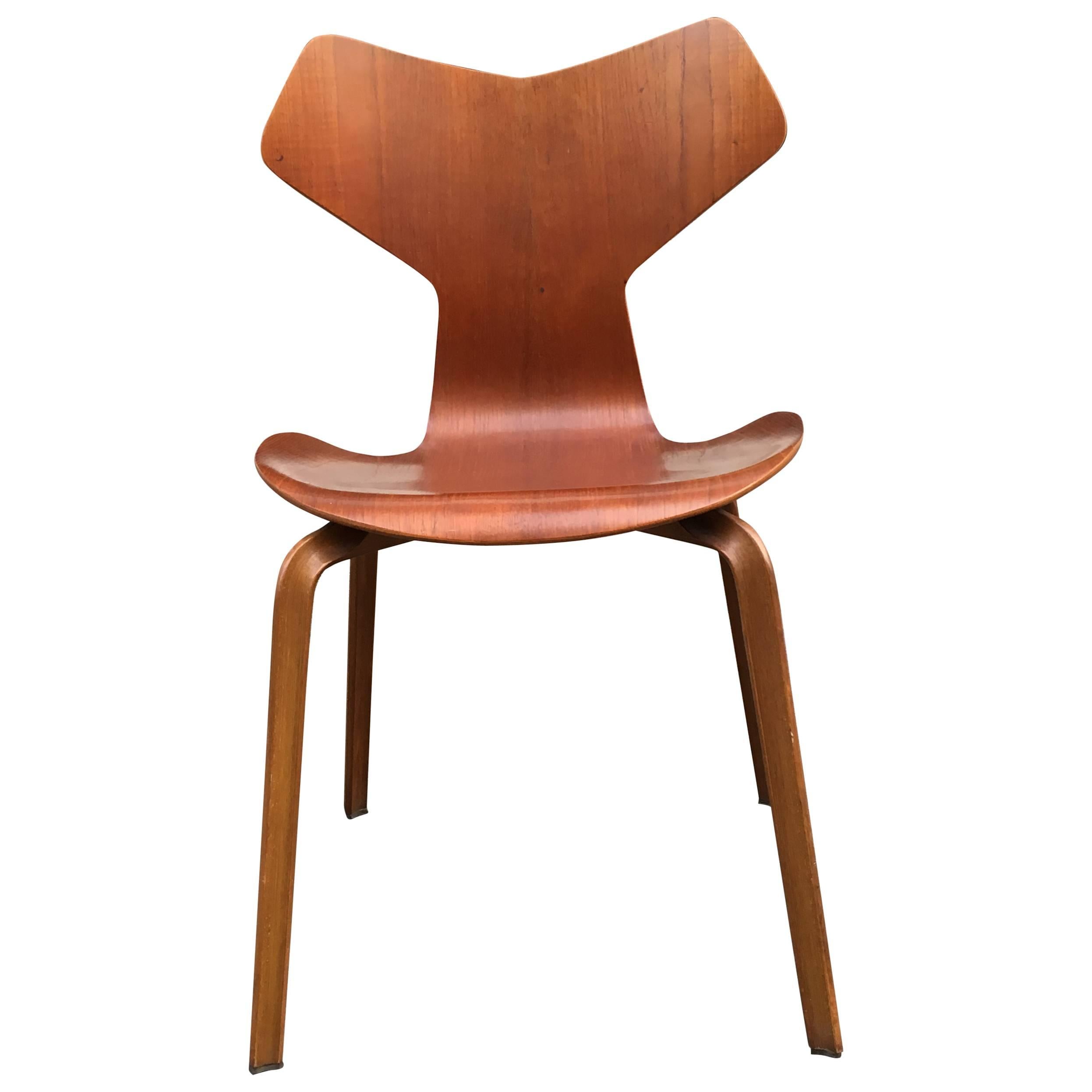 Rare First Edition Grand Prix Chair by Arne Jacobsen for Fritz Hansen For Sale
