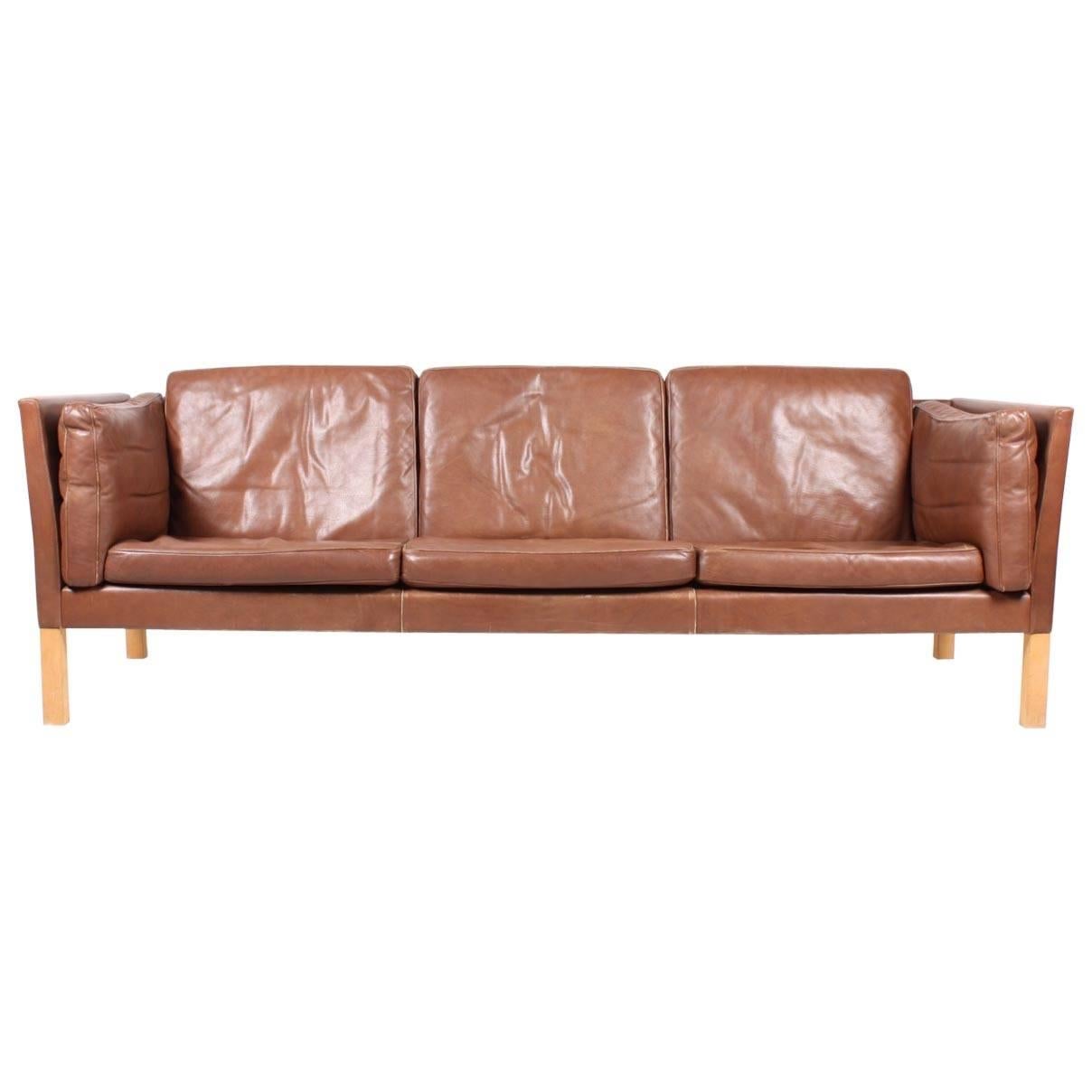 Ivan Schlechter Sofa in Patinated Leather