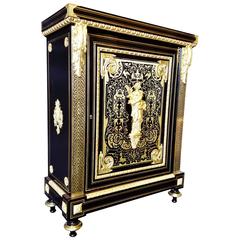 Rare Louis XIV Style Cabinet, Boulle Style Marquetry