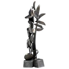 Stainless Steel Sculpture by Albert Feraud, 1970 11