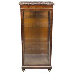 19th Century French Tulipwood and Ormolu Display Cabinet
