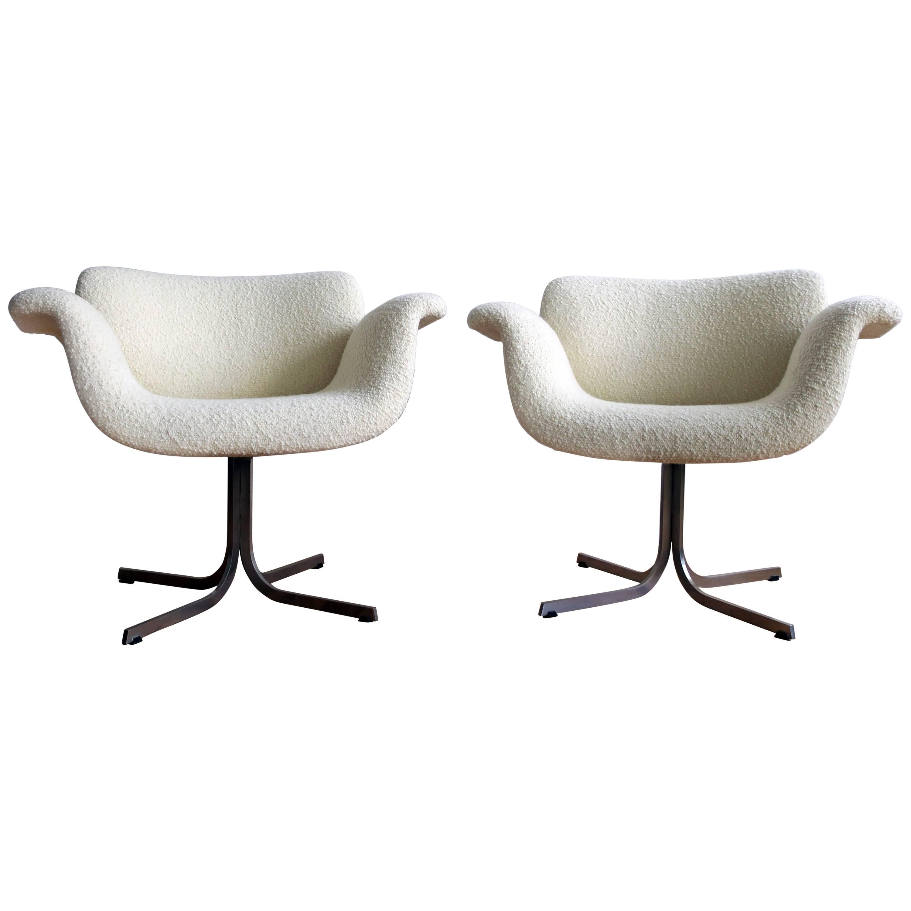 Pierre Paulin Model F543 Tulip Lounge Chairs