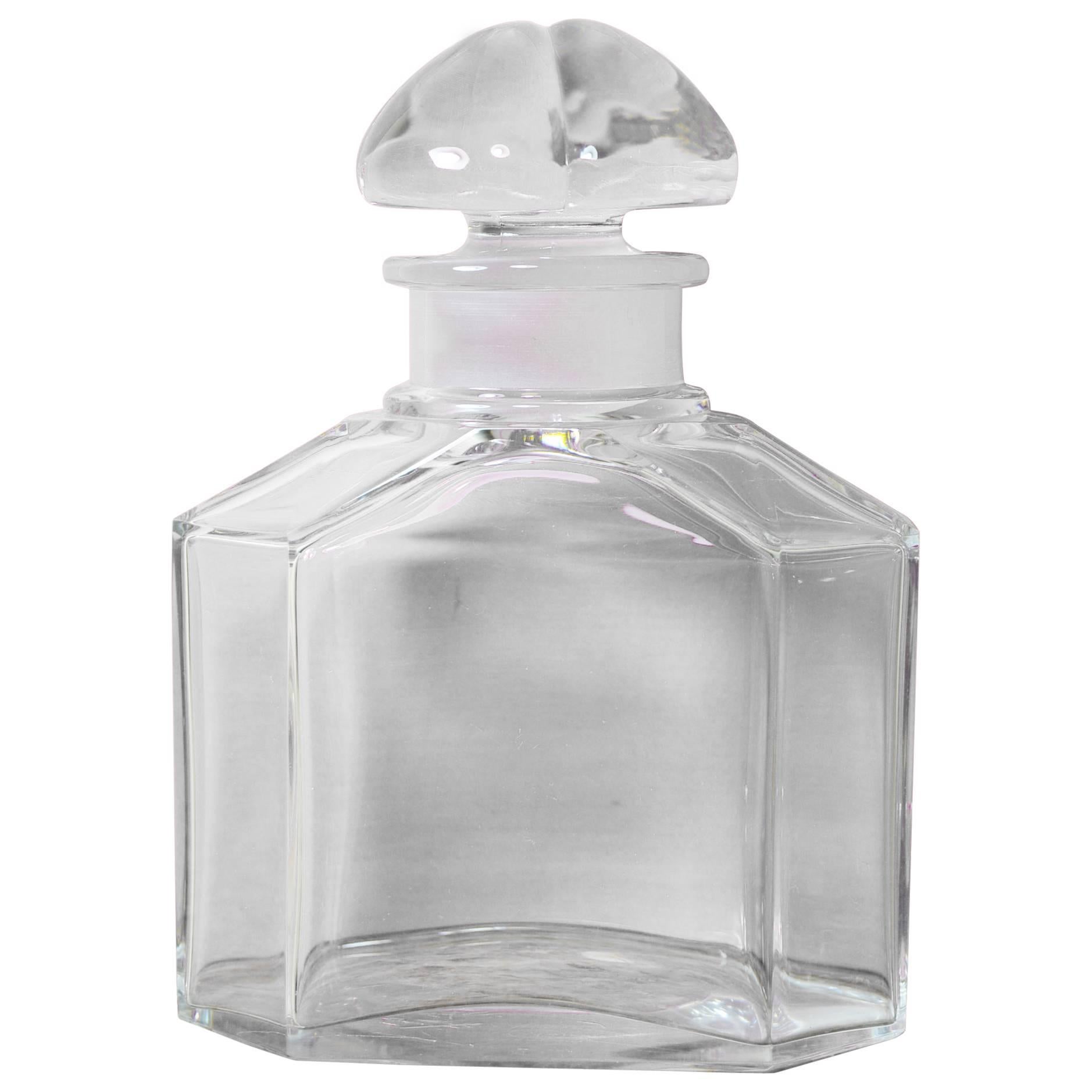 Große Guerlain Parfümflasche :: Baccarat Kristall:: Frankreich :: Art Deco