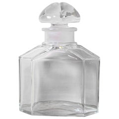 Large Guerlain Perfume Bottle , Baccarat Crystal, France , Art Deco
