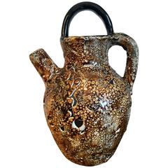 Mid-Century French Modernism Ceramic Pitcher Large Size 5
