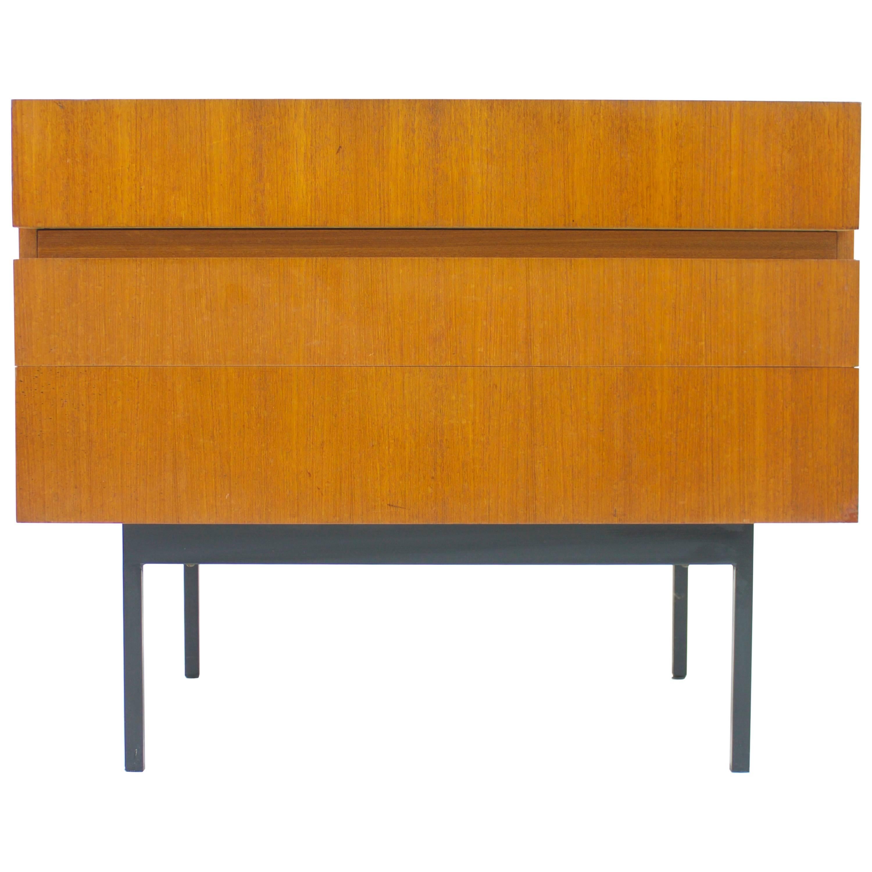 Teak Dresser or Small Sideboard by Dieter Waeckerlin for Behr, 1950s