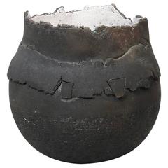Large Raku Vessel by Dieter Balzer 4
