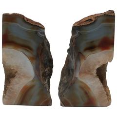 Large Vintage Geode Bookends, 1990s 5