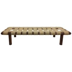 T.H. Robsjohn-Gibbings Strap Bench for Widdicomb