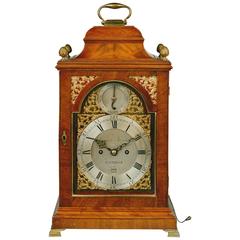 Antique George III Period Striking Table Clock Samuel Stephens, London