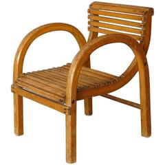 Mid-Century Modern Dutch Children's Lounge Chair by Kibofa 11