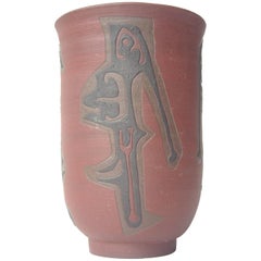 Leonard Waegell Edmondson, Ceramic Vase, Dated, Signed, 1953