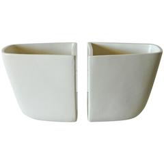 Pair of Malcolm Leland Domino Planters for Architectural Pottery