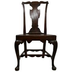 18th Century Fruitwood Chippendale Country Chair