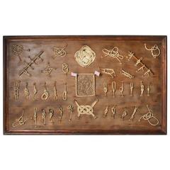 Boy Scout Knot Training Board at 1stDibs  knot board scouts, boy scout  knot board, boyscout knot