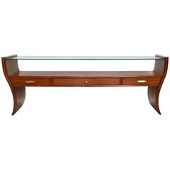 Console Table, Tv Stand or Vanity Ascribable to Guglielmo Ulrich, 1940s-1950s