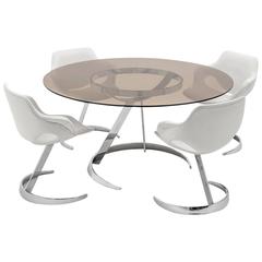 Boris Tabacoff Dining Table and Chairs 8