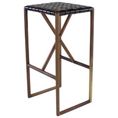 Montgomery Modern Leather Barstool 3