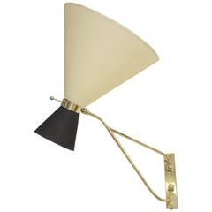 1950s French Swing Arm Lamp