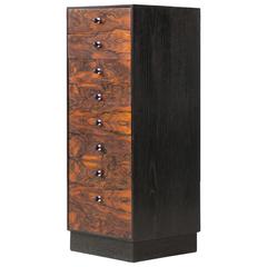 Harvey Probber Eight-Drawer Rosewood Jewelry Chest