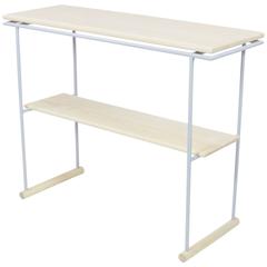 Lynn Modern Ash and Colored Steel Console 9