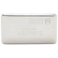 Vintage Sterling Silver Gucci Business Card Case