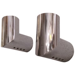 Nanda Vigo "Geometral" Pair of Wall Lamps Arredoluce