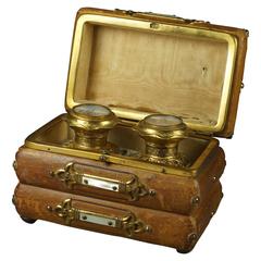 French Double Scent Bottle Casket Grand Tour Views of Paris, circa 1850 2