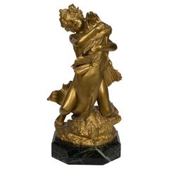 French Gilt Bronze Sculpture by Denys Puech for Barbedienne, circa 1900 8