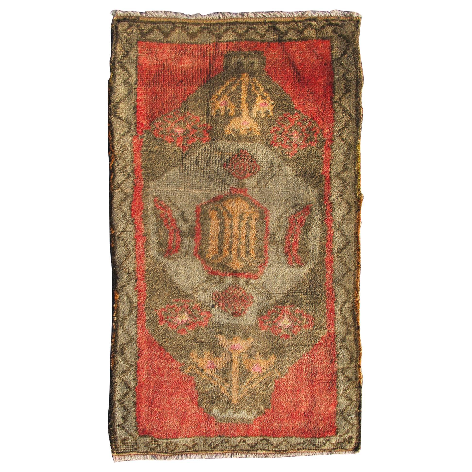 Vintage Afghani Shirvan Kilim Rug with Pacific Northwest Tribal Style ...