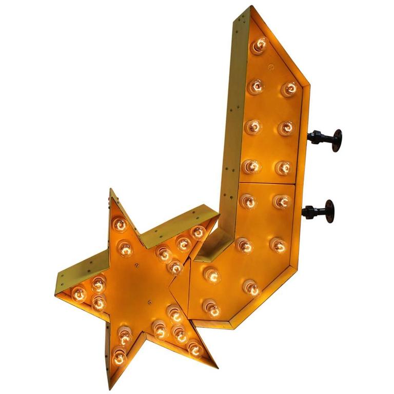 1930s Double Sided Light Up Arrow For Sale