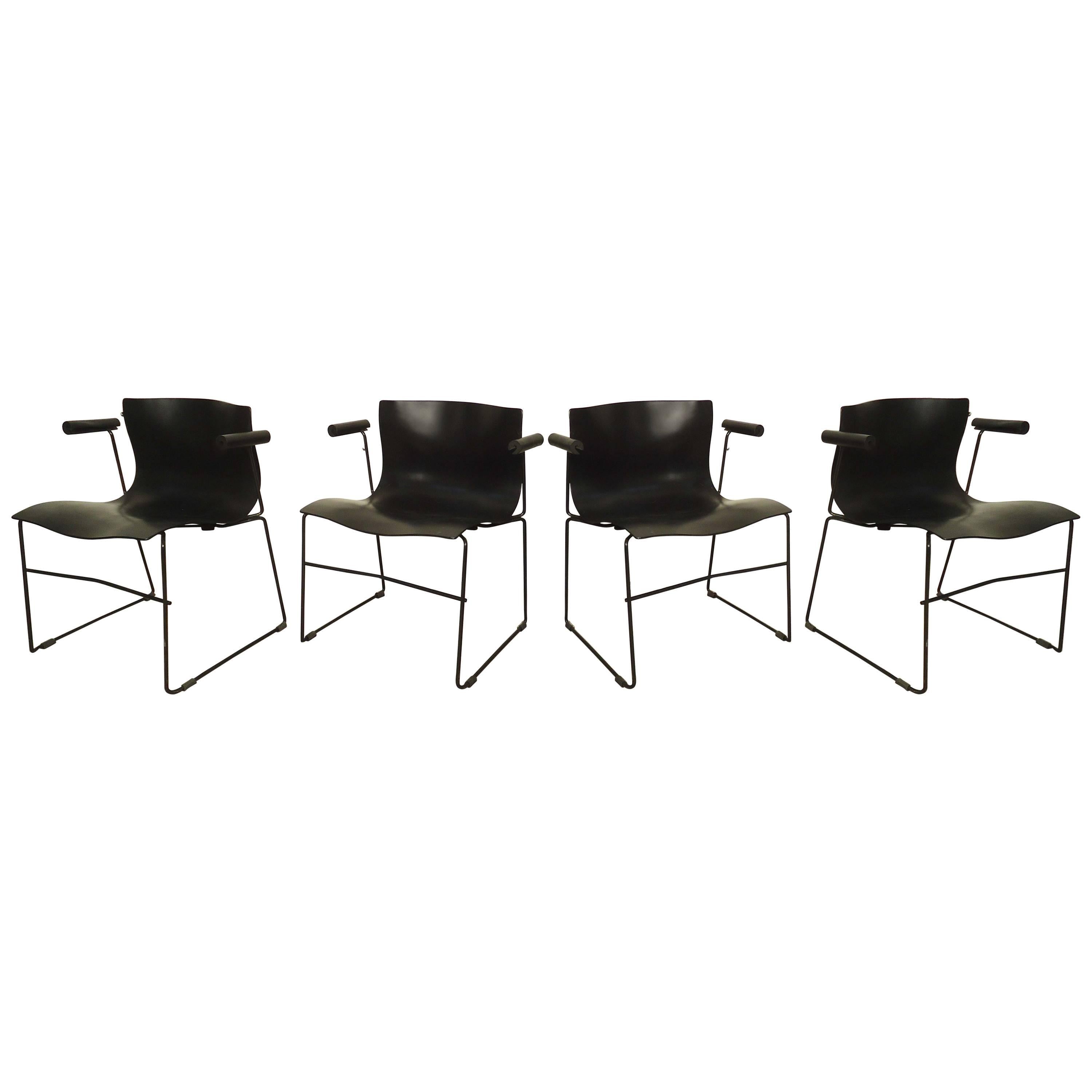 Set of Four Knoll "Handkerchief" Chairs