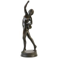 Woman with Tambourine Sculpture