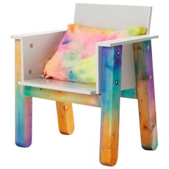 Easy Chair by Fredrik Paulsen in Rainbow colour wash