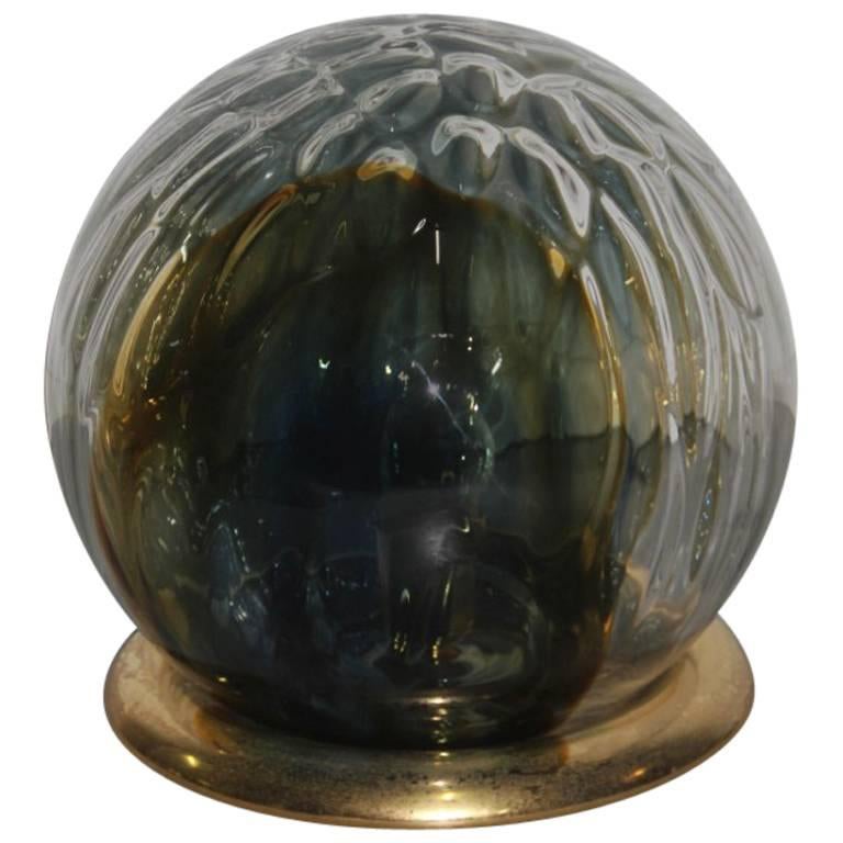 VeArt Murano Table Lamp 1960s Colored Ball For Sale