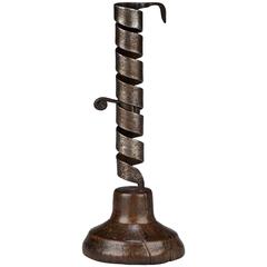 Tall Adjustable Spiral Candlestick