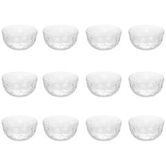 French Saint Louis Crystal Finger Bowls Set