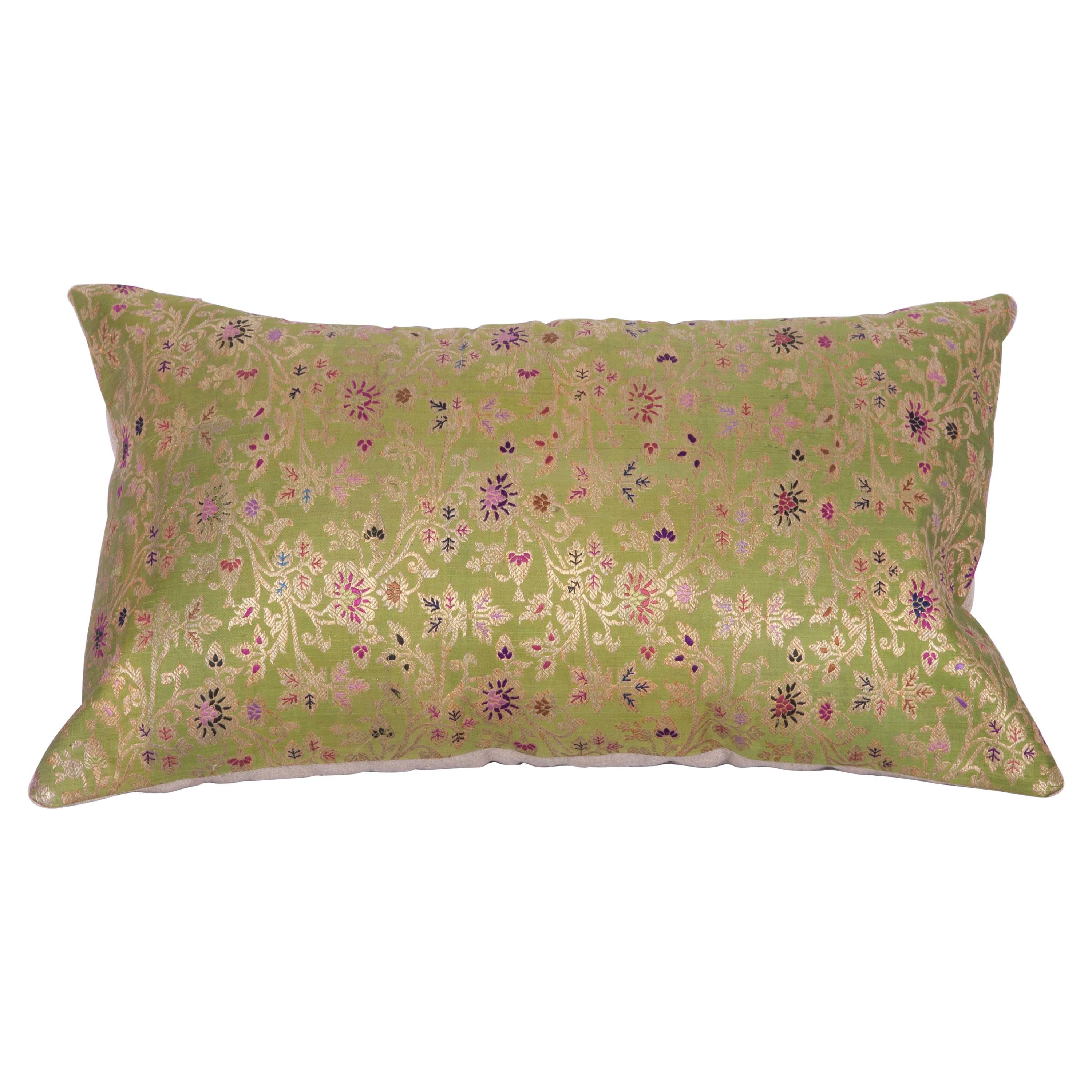 Antique Pillow Made Out of a 19th Century Persian Brocade