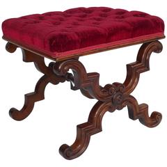 William IV Mahogany Foot Stool 3