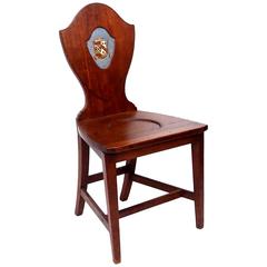 Late 18th Century Shield Back Hall Chair 6