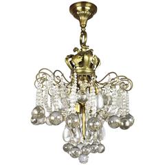 Antique Crystal Chandelier by E. F. Caldwell