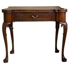 George II Mahogany Folding Games Table, circa 1750