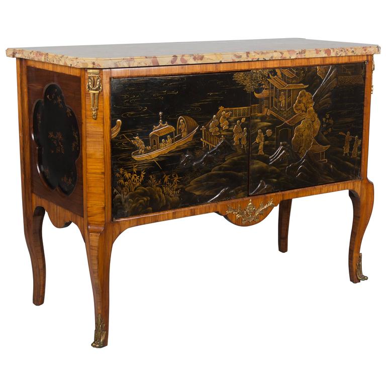 Louis XVI Style Chinoiserie Buffet or Sideboard at 1stdibs Louis XVI Style Chinoiserie Buffet or Sideboard at 1stdibs