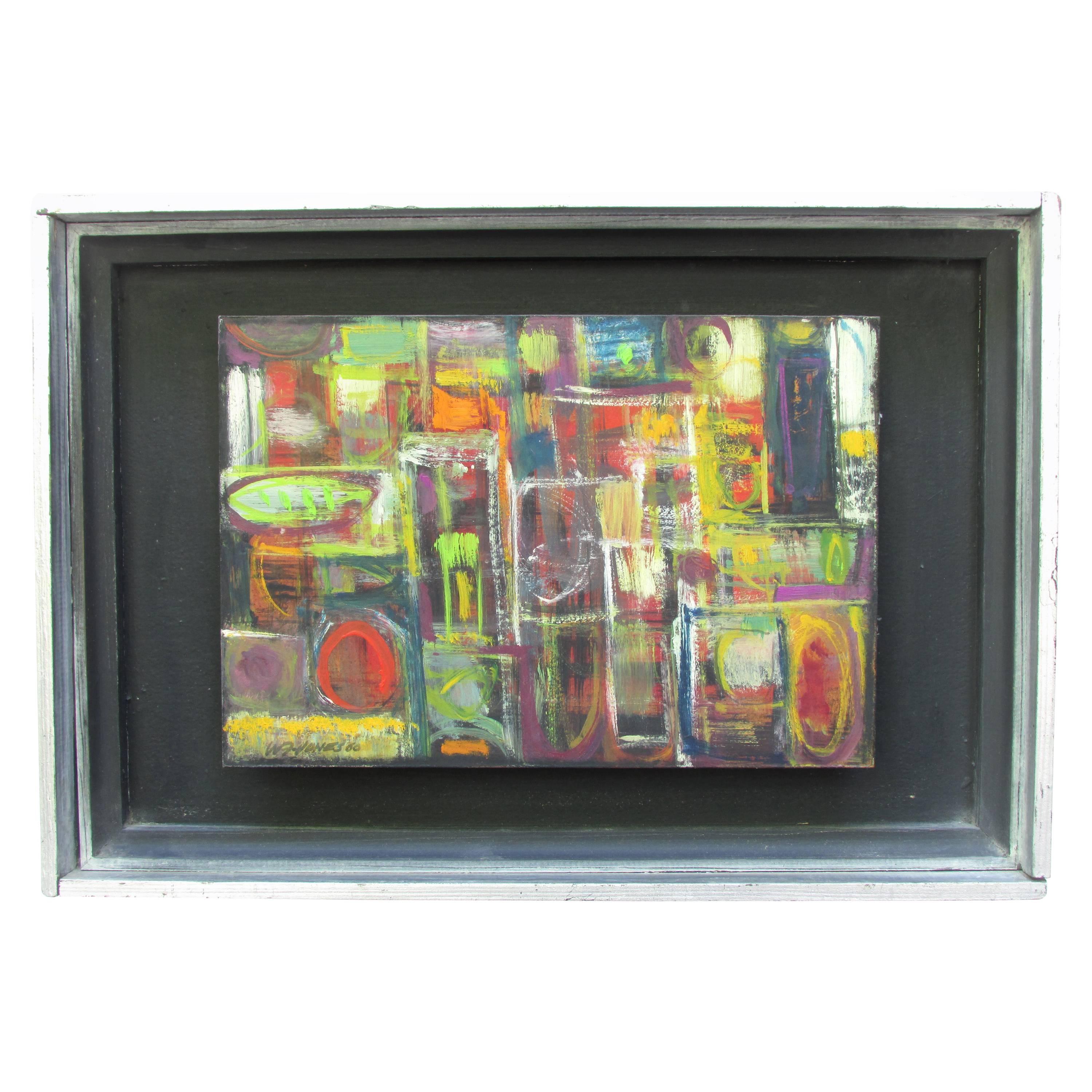 Modernist Abstract Painting For Sale