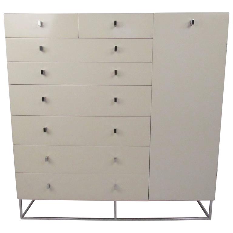 MidCentury Modern Bedroom Dresser by Rougier For Sale at 1stdibs