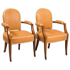 Pair of French Deco Armchairs
