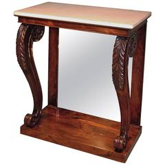 Antique Regency Period Rosewood Console Table 2