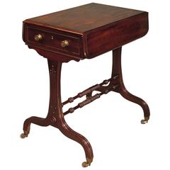 Antique Regency Period Mahogany Side Table 6