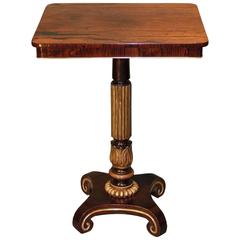 Regency Period Rosewood and Gilt Occasional Table 4